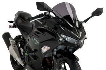 Вітрове скло Z-Racing для KAWASAKI NINJA 500 24' темно-димчастий Puig 22015F
