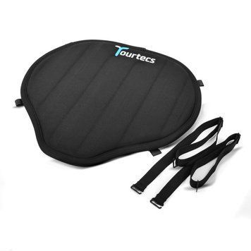 Гелева подушка для мотоциклетного сидіння Tourtecs Neoprene L Comfort, чорна DPLU