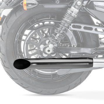 Глушник Craftride Honda CA 125 Rebel Caferacer Turn Out чорний