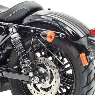 Комплект з 2 кофрів + утримувач для Hyosung GV 125/S Aquila Craftride Texas чорний
