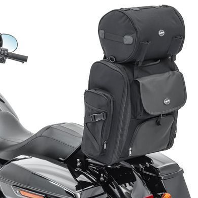 Сумка для Harley Dyna Fat Bob Tail bag Craftride SXL з багажним рулоном