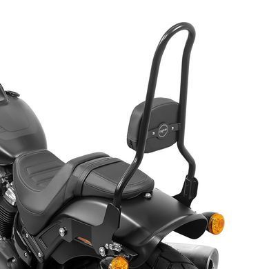 Спинка Harley Softail Fat Bob 114 18-25 Craftride Fast Rider-M з багажною полицею чорного кольору