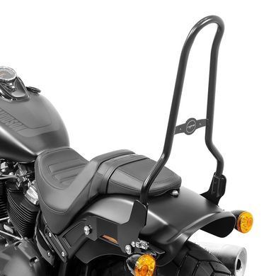 Спинка Harley Softail Fat Bob 114 18-25 Craftride Fast Rider-M з багажною полицею чорного кольору