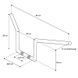 Кермо Fat Ape Hanger Square 10" для Harley-Davidson, Honda, Kawasaki, Suzuki, Yamaha chrome Craftride