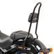 Спинка Craftride SRL чорного кольору сумісна з мотоциклом Harley Davidson Softail Low Rider ST 22-26