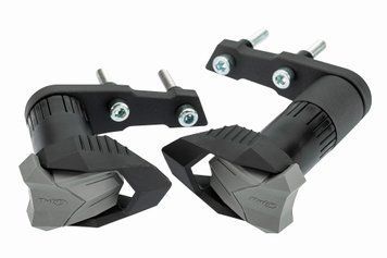Слайдеры на раму R19 Puig для KAWASAKI Z1000 2007-2009 черного цвета 4527N