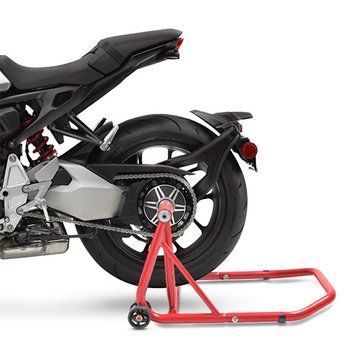 Однорычажная подставка для мотоцикла, совместимая с Honda CB 1000 R 21-25 ConStands Single-Classic red.