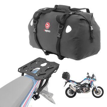 Комплект: багажник + задняя сумка 60 л подходит для Africa Twin CRF 1100 л 20-21 Bagtecs SLP-XF60 Задний багажник