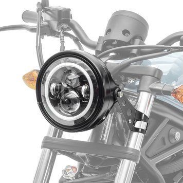 Комплект светодиодных фар 7 дюймов для Harley Davidson Sportster Forty-Eight 48 / Special black C11 Craftride