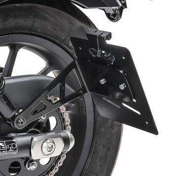 Держатель номерного знака боковой L для Honda Rebel 500 CMX 17-25 черный Craftride