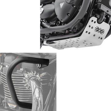 Захисні дуги + захист двигуна сумісні з мотоциклами Triumph Street Twin 16-22.