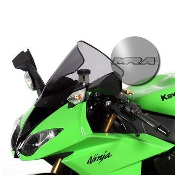Гоночне вітрове скло сумісне з Kawasaki ZX-10R 08-10 Double Bubble "R" MRA світло-димчастого кольору.
