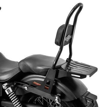 Спинка Harley Davidson Street Bob 09-17/LR Craftride Fast Rider-L з багажником чорний