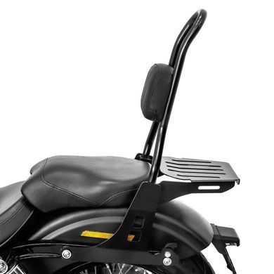 Спинка Harley Davidson Street Bob 09-17/LR Craftride Fast Rider-L з багажником чорний