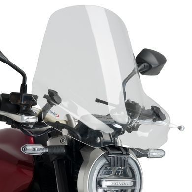 Вітрове скло для Harley Davidson Dyna Fat Bob 08-17 Puig Touring II димчасто-сіре 5267h