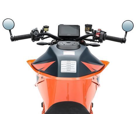 Дзеркало заднього виду, сумісне з Moto Guzzi V7 II Stone/Stornello Round Craftride, чорний DPLT