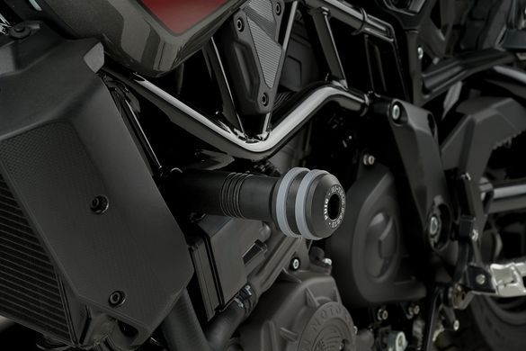 Вінтажні слайдери рами 2.0 Puig для INDIAN FTR 1200S 2019-2021 чорного кольору 20463N