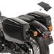 Комплект: обтічник, сумісний з Harley Davidson Dyna Low Rider/Street Bob Craftride MG5, з вітровим склом + комплект кофрів Craftride Nevada для чоппера, 20л кожен, включаючи кронштейни.