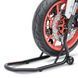 Комплект: Однорычажная подставка, подходящая для BMW R NineT 14-23, Single-Racing матовая + ремонтная подставка для вилки переднего колеса, черная