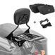 Спинка + багажник + боковые кофры внутренние сумки AW для Harley Street Glide 14-22 black Craftride