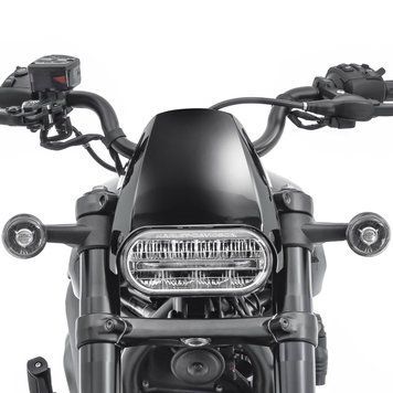 Обтічник фари мотоцикла Harley Davidson Sportster S 1250 21-25, чорна, модель DPLB1.