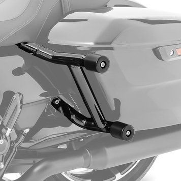 Захисна дуга для задніх кофрів мотоциклів Harley Davidson Street Glide 24-25 Bagger Guard Craftride SR16.