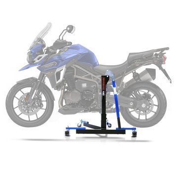 Центральная подставка ConStands Power-Evo NEW, совместимая с мотоциклами Triumph Tiger Explorer / XC / XR 12-20, синяя