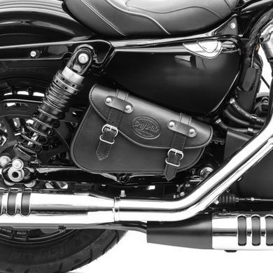 Бічна сумка сумісна з Kawasaki Vulcan S/Caf&eacute;, Craftride Arizona, 3 л, ліва, чорна