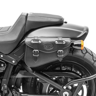 Бічна сумка сумісна з Kawasaki Vulcan S/Caf&eacute;, Craftride Arizona, 3 л, ліва, чорна