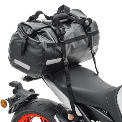 Задняя сумка Drybag XB50 объемом 50 л + боковые сумки RF3 (пара) 30-40 л, черные