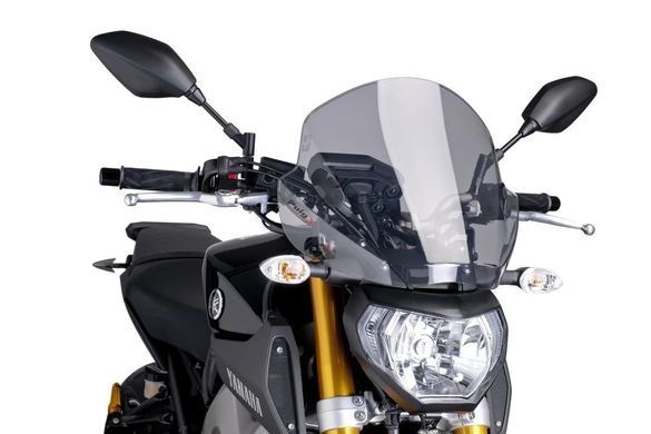 Ветровое стекло Trend Puig для YAMAHA MT-07 MOTO CAGE 2014-2017 дымчастого цвета 6892H