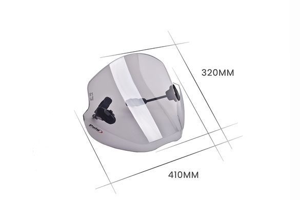 Ветровое стекло Trend Puig для YAMAHA MT-07 MOTO CAGE 2014-2017 дымчастого цвета 6892H