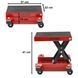 Домкрат ножичний ConStands Mini HR1 Mini-Lift Mover до 500 кг червоний