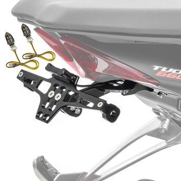 Комплект держателя номерного знака + светодиодные поворотники для Ducati Diavel / 1260 / S NH7