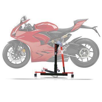 Центральна підставка Power-Evo ConStands, сумісна з Ducati Panigale V2 20-24 червоного кольору
