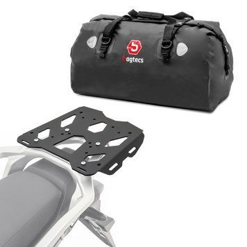Комплект: багажник + задня сумка 60 л придатний для Honda Transalp XL 750 23-25 Bagtecs SLP-XF60 Задній багажник