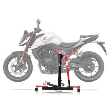 Складна центральна підставка ConStands Power Flex підходить для Honda Hornet 750 23-26 червоного кольору