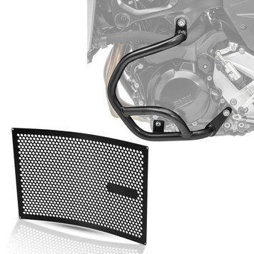 Комплект: Защита двигателя BG2 Motoguard с защитной решеткой радиатора KG1 для BMW F 900 R / XR 20-25