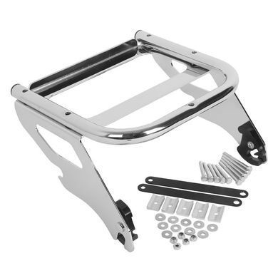Центральный кофр King для Harley Road King Classic 98-08 с решеткой для багажника Craftride