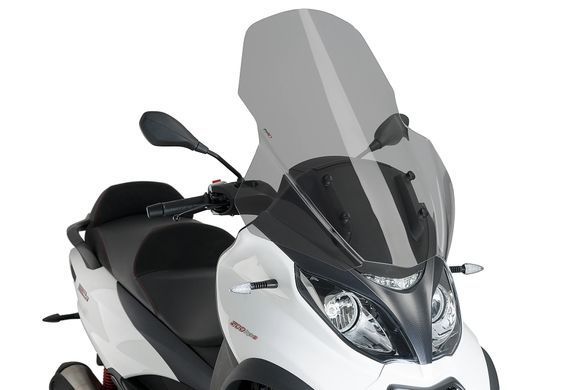 Ветровое стекло V-Tech Line Touring Puig для PIAGGIO MP3 500 I.E. SPORT 2017 дымчастого цвета 1666H