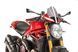 Спортивне вітрове скло Puig для DUCATI MONSTER 821 2014-2020 димчастого кольору 8900H