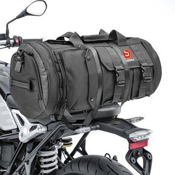 Задня сумка для BMW F 650 / GS / Dakar Bagtecs TB8 з ременями чорного кольору