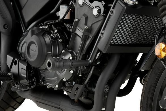 Вінтажні слайдери рами 2.0 Puig для HONDA CMX 500 REBEL SE 2020-2025 чорного кольору 21045N