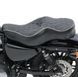 Комплект: двухместное сиденье Craftride DB1 + съемная спинка, подходит для мотоциклов Harley Davidson Sportster 04-20