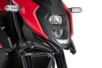 Спойлери Downforce Naked передні сумісні з HONDA CB500 HORNET 24'-25' чорного кольору Puig 21936n