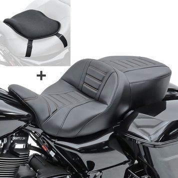 Комплект сидения SB15 для Harley Davidson Touring 14-25 Craftride TG3 черная и гелевая подушка сидения Tourtecs L