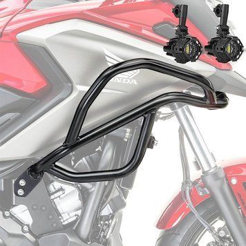 Комплект верхньої захисної дуги + додаткові протитуманні фари для Honda NC 750 X / 700 X 12-20 Motoguard