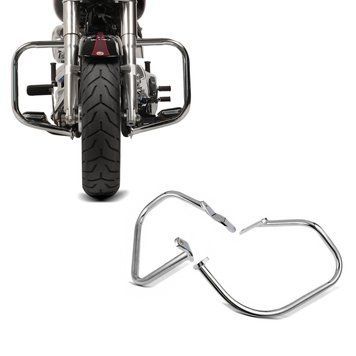 Комплект: дуги безпеки для Harley Davidson Softail 00-17 ST2 хром + дуги захисту кофра для Harley Davidson Softail 00-17 хром