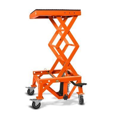 Мотоциклетний домкрат Enduro ConStands Cross-Lift XL із колесами оранжевого кольору