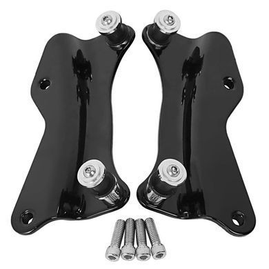 Спинка с багажником KI+монтажный комплект+внутренние сумки бокового кофра Harley Touring 14-25 black Craftride